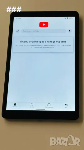 запазен таблет Lenovo Tab M8, 16GB, 2 GB RAM, Android 10, бг меню, sim карта, здрава батерия, снимка 4 - Таблети - 55728306