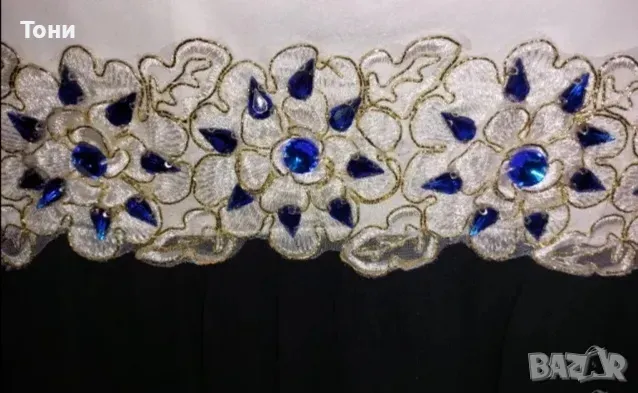 Нова Официална Рокля с Бродерия S, снимка 3 - Рокли - 49288552