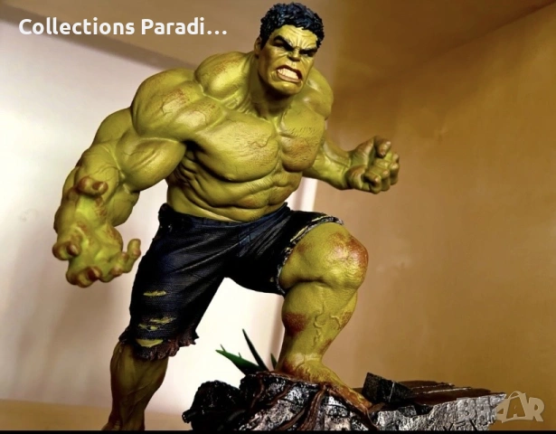 Iron Studios Marvel Hulk статуя фигура колекции, снимка 2 - Колекции - 54159792