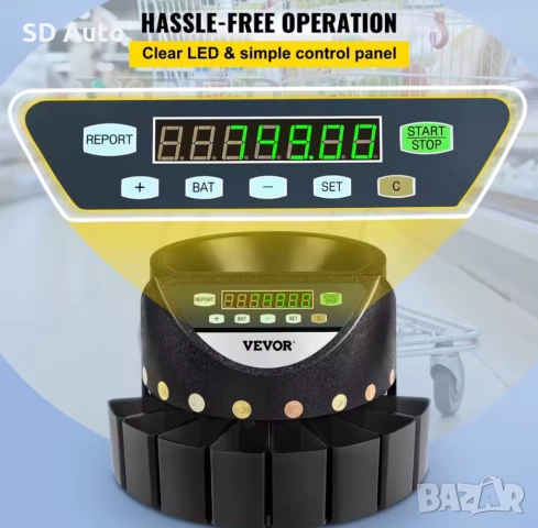 Сортировъчна машина за евро монети / 300-монети/мин, снимка 4 - Друго търговско оборудване - 52895240