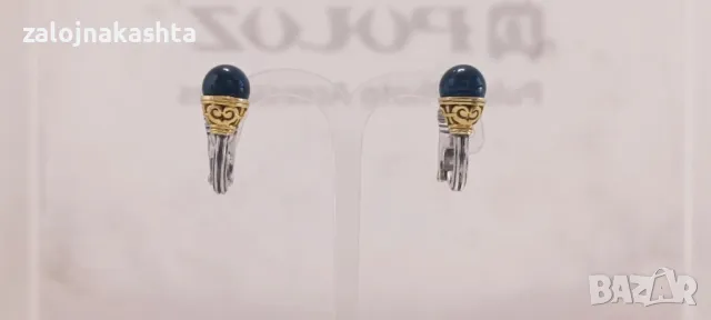 Старинни Италиански Обеци с Злато и Сребро-8,97гр