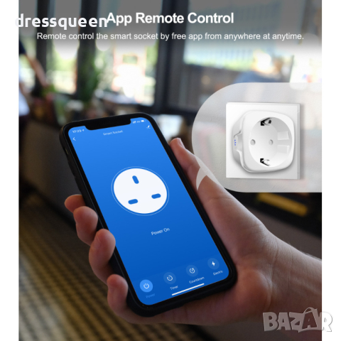 3989 Смарт Wifi контакт за 20 ампера - за климатик, бойлер, печка и др, снимка 7 - Други - 44793709