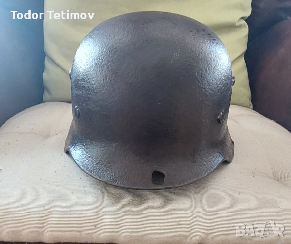 Немска каска от WW2, снимка 3 - Антикварни и старинни предмети - 42891193