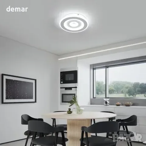 Comely кръгла LED таванна лампа 28W, 3150 lm, 6500K за дневни и кухни (Ø28 см), снимка 5 - Лампи за таван - 55827436