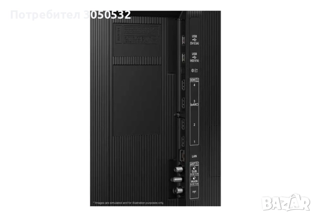 Телевизор Samsung QLED 98Q80C, 98" (249 см), Smart, 4K Ultra HD, снимка 10 - Телевизори - 52466493