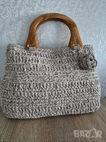 Ръчно плетени дамски и детски чанти, снимка 11 - Чанти - 54319637