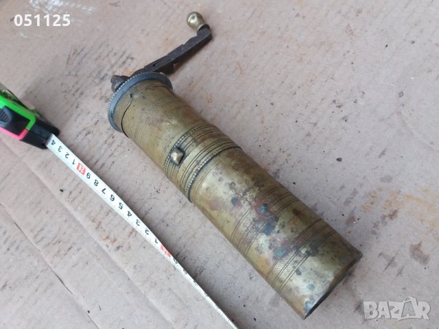 масивна брнзова кафемелачка - османска с маркировка , снимка 12 - Антикварни и старинни предмети - 31577843