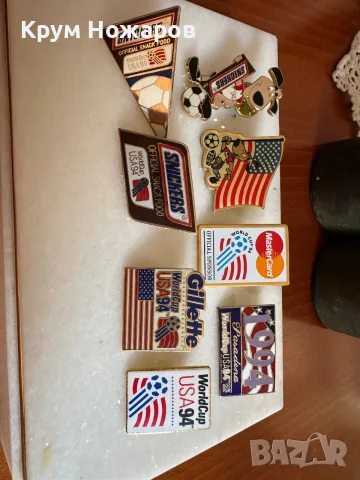 USA 1994 WORLD CUP BADGES . Продават се Значки от Световното по футбол от 1994г цена -14 за бр., снимка 12 - Футбол - 55960662