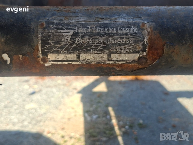 Немски колесар за лодка/джет PEKA, снимка 4 - Ремаркета - 54328692