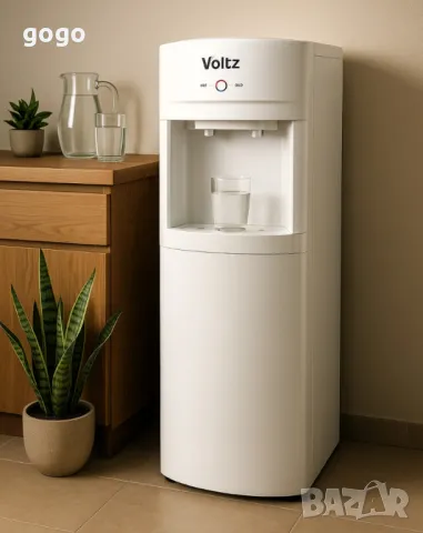 Диспенсър за вода Voltz, 65-420W\15°-90°C, с шкаф, с електронно охлаждане, снимка 4 - Други стоки за дома - 49977311