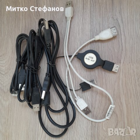 USB  кабели, захранващи кабели  и други, снимка 2 - Кабели и адаптери - 37875365