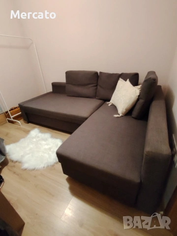 Friheten IKEA ъглов разтегателен диван с ракла от колекцията , снимка 2 - Дивани и мека мебел - 53938444
