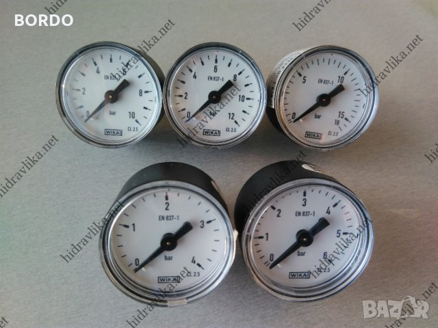 Манометър WIKA - Ф40 (аксиален)