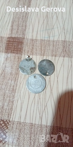 Три броя монети различни държави сребърни., снимка 2 - Нумизматика и бонистика - 54338790