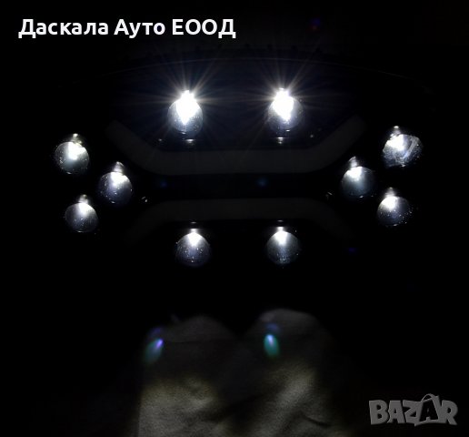 Овален Комбо Халоген дневна бяла/жълта NEON светлина 10 диода , 12-24V, снимка 7 - Аксесоари и консумативи - 40179742