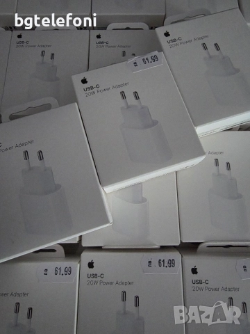 APPLE 20W Оригинален адаптер за бързо зареждане на iPhone, снимка 2 - Оригинални зарядни - 51737374
