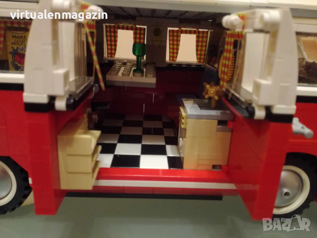 Конструктор Лего - модел LEGO Creator Expert 10220 - Фолксваген кемпер, снимка 7 - Колекции - 44589232