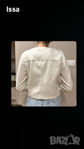 Дамско якенце Zara- дънки ПОДАРЪК, снимка 5 - Якета - 52448446