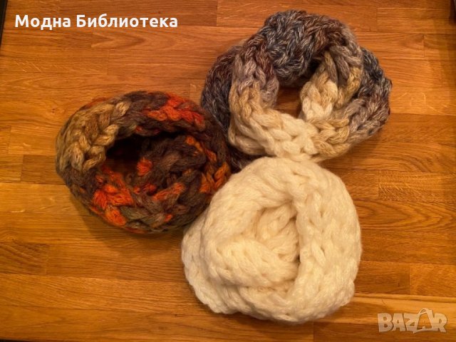Нови ръчно плетени шалове, снимка 2 - Шалове - 34262859