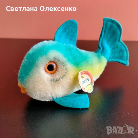 Колекционерска мека играчка Steiff Flossy Fish Риба, снимка 1 - Колекции - 37743028