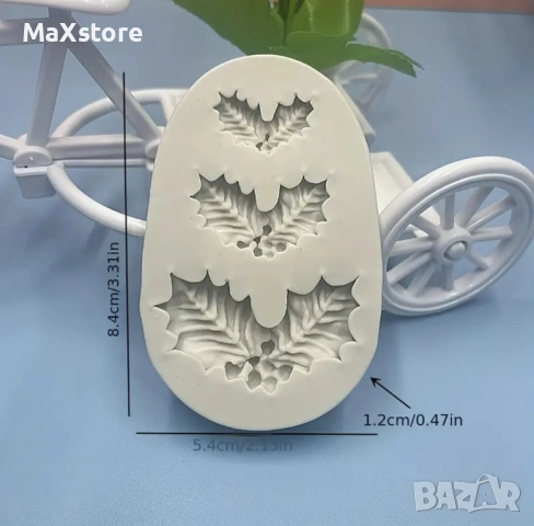 Имел имели Силиконов молд форма за гипс сапун смола фондан за декорация на торта , снимка 4 - Форми - 51994011