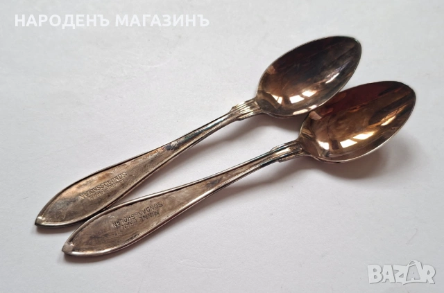 Nilsjohan – Шведски посребрени лъжички за кафе сервиз – 12 броя, снимка 8 - Други ценни предмети - 54092005