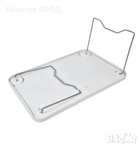 Сгъваема пластмасова маса, Бял, 58x36см., снимка 2 - Градински мебели, декорация  - 50389258