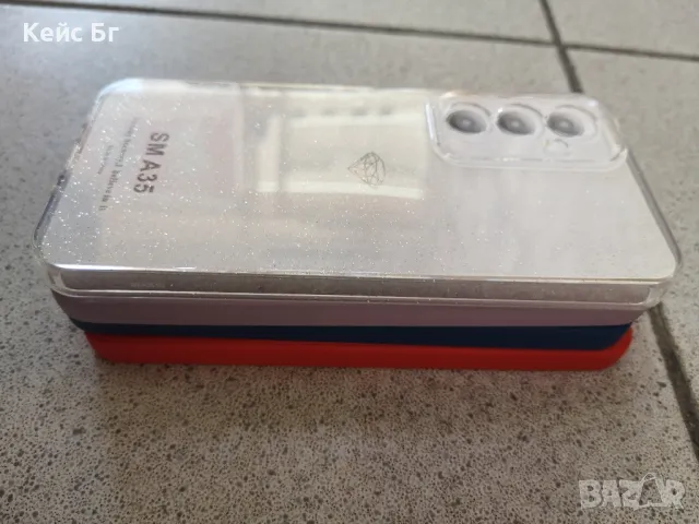 Samsung A35 Силиконов кейс+5D OG стъклен протектор, снимка 4 - Калъфи, кейсове - 47896374