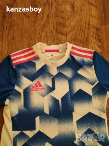 adidas - страхотна юношеска тениска 11-12год. до 152см. КАТО НОВА, снимка 2 - Детски тениски и потници - 49624580