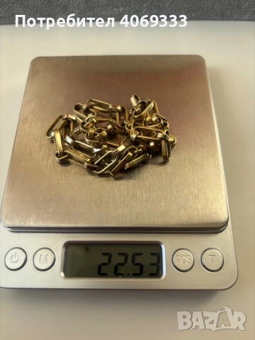 Златен ланец от 14 каратово злато 22.53гр, снимка 15 - Колиета, медальони, синджири - 51752084