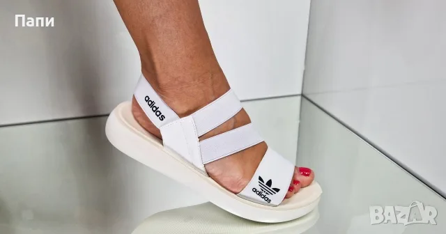 Дамски сандали Adidas в бяло