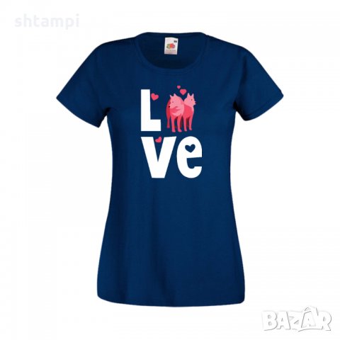 Дамска тениска Свети Валентин Love Dogs, снимка 5 - Тениски - 35648081
