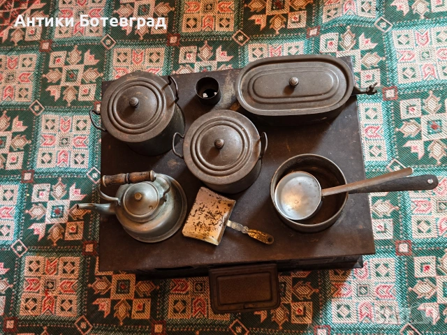 Уникална стара ламаринена играчка от 1910/1920, снимка 8 - Антикварни и старинни предмети - 54099658