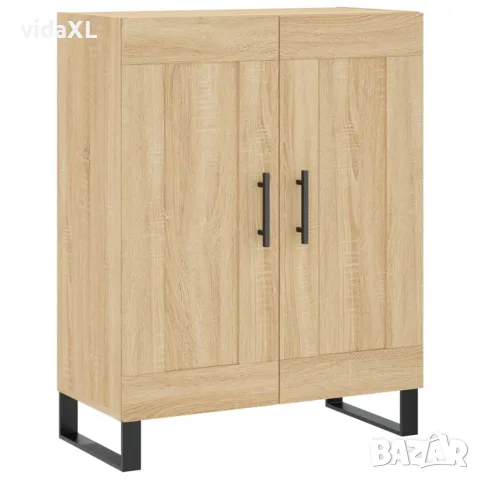 vidaXL Висок шкаф, дъб сонома, 69,5x34x180 см, инженерно дърво, снимка 7 - Бюфети - 56146770