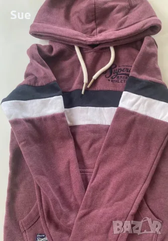 Superdry дамски суитшърт XS, лилав, снимка 3 - Суичъри - 55849601