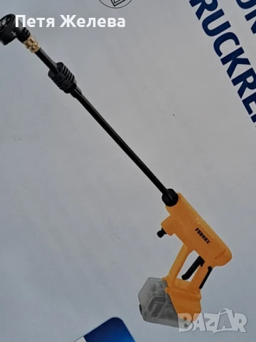 Немска акомулаторна водоструйка FERREX, снимка 9 - Парочистачки и Водоструйки - 51296185