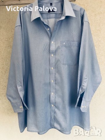 Много тънка голяма риза ETERNA, снимка 2 - Ризи - 31636957