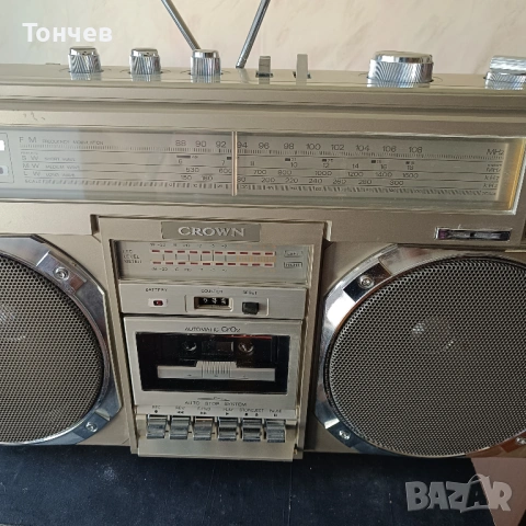 Радиокасетофон Crown CSC-950L, снимка 14 - Радиокасетофони, транзистори - 54330285
