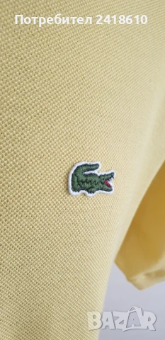 Lacoste Pique Cotton Classic Fit Mens Size 4 - M НОВО! ОРИГИНАЛ! Мъжка Тениска!, снимка 7 - Тениски - 50604529