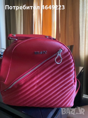 оригинална дамска чанта раничка Beverly Hills Polo Club, снимка 4 - Чанти - 53004329