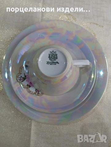 Порцеланов прекрасен сет GDR, снимка 5 - Антикварни и старинни предмети - 54014397