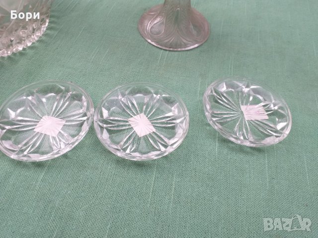 Българско стъкло фруктиера,купа и др, снимка 7 - Аксесоари за кухня - 34340000