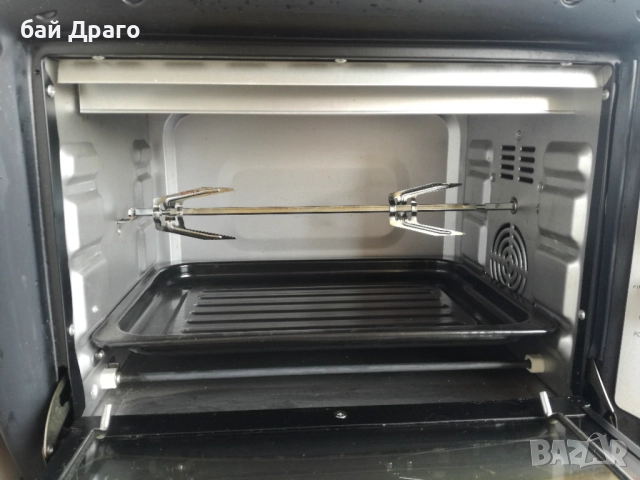 Вентилаторна мини фурна с грил 22L, снимка 3 - Печки, фурни - 52154832