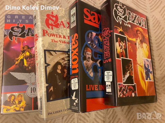 SAXON VHS Видео Касети HiFi Sound , снимка 4 - Други музикални жанрове - 42676204