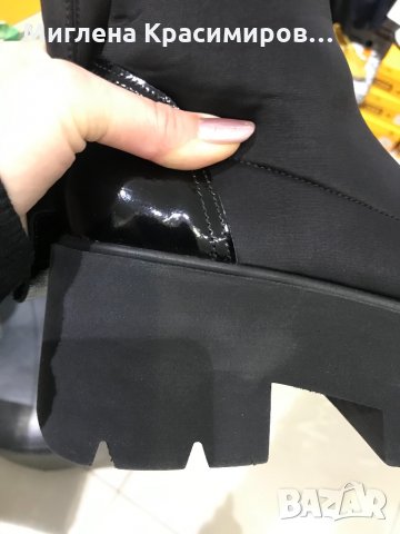 Ботуши с платформа, снимка 14 - Дамски ботуши - 34217490