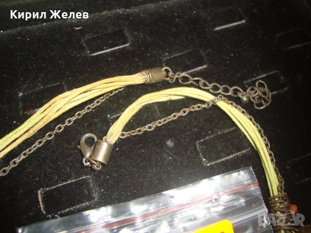 РЪЧНА МАЙСТОРСКА ИЗРАБОТКА КРАСИВА МЪНИСТЕНА ОГЪРЛИЦА ВИНТИДЖ РЕТРО АРТ СТИЛ 1492, снимка 4 - Колиета, медальони, синджири - 30701415