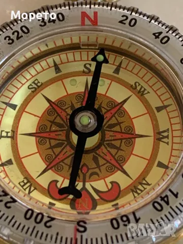 Стилен нов компас в месингова кутия, снимка 2 - Други ценни предмети - 49221381