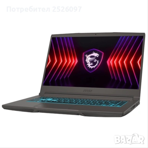 MSI Thin 15/IPS 144HZ/i5-12450H/RTX 2050/16GB/512GB/Гаранция