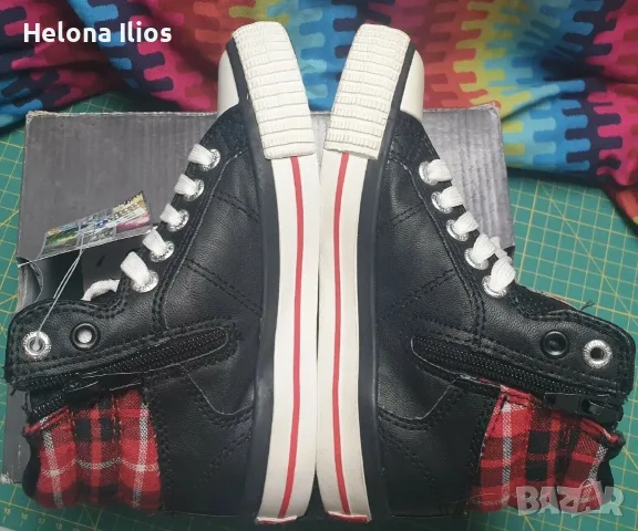 	BritishKnights Black/Red Trainers Size EU29, детски , нови в кутия, снимка 3 - Детски маратонки - 56199494