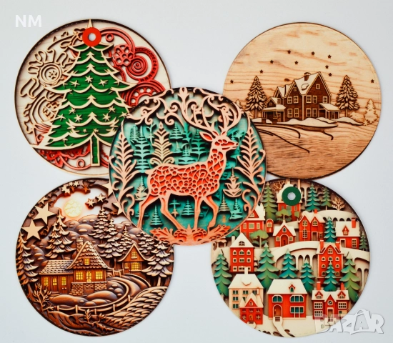 Коледни играчки за елха , снимка 4 - Други - 48187569